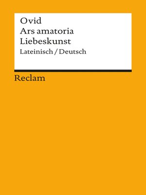 cover image of Ars amatoria / Liebeskunst